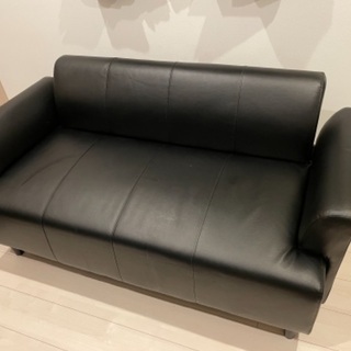 IKEA レザーソファ