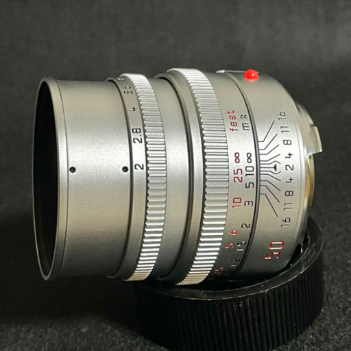【保証書あり】ライカ ズミクロン M50mm F2 レンズフード組込 シルバー