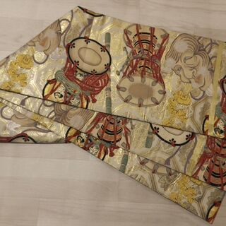 私のコレクション　能面　鼓　丸帯　珍品　コレクション向け　骨董品の画像
