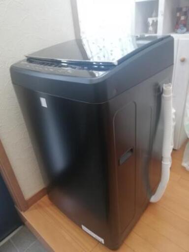 ★決まりました★美品★ハイセンス 5．5kg全自動洗濯機  HW-G55E5KK マットブラック