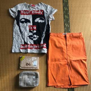 まとめて 女性衣料品 21着+バック 普段使いから結婚式用(ポーチ付き)までの画像