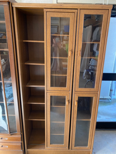 可動式棚付き書棚