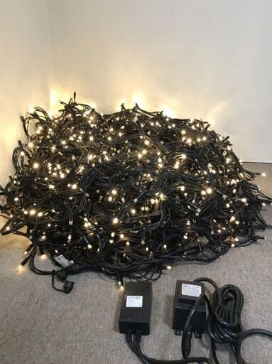 ばり安挑戦!!!【点灯確認済み!!全200m】ジェフコム LEDライト連結タイプ SJ-E05HG-10LL ホームイルミネーション 照明 /コントローラー★TM-55