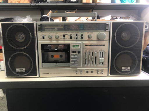昭和50年代のラジカセ　TOSHIBA RT-S95ジャンク