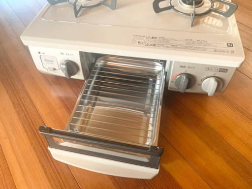 【新中古品】リンナイ ガステーブル 幅およそ56㎝ 都市ガス12A/13A KG34NBE