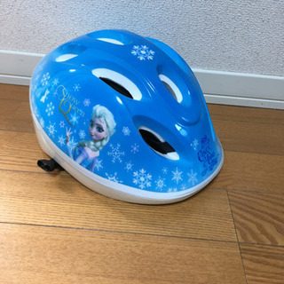 美品！アナ雪の自転車用ヘルメット