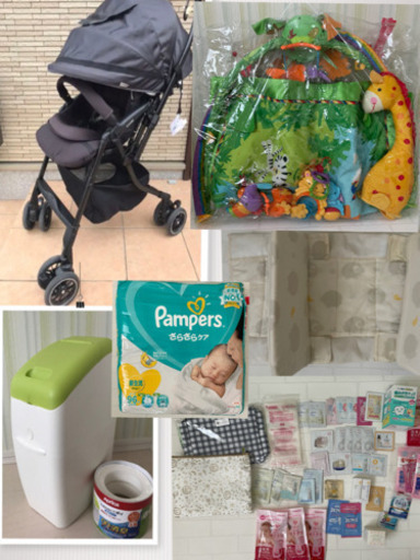 ベビー用品　ベビーカー　プレイマット　寝返り防止クッション　サンプル