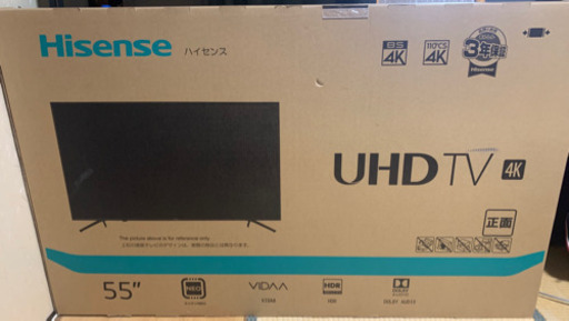 Hisense テレビ　55インチ　55e6000