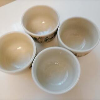 【あげます】レトロな湯飲み茶碗 4つ