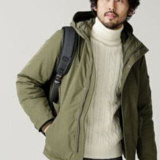 【nano・universe / 撥水中綿入りミリタリーフードブ...