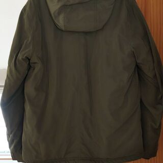 【nano・universe / 撥水中綿入りミリタリーフードブルゾン,LARGE,カーキ】の画像