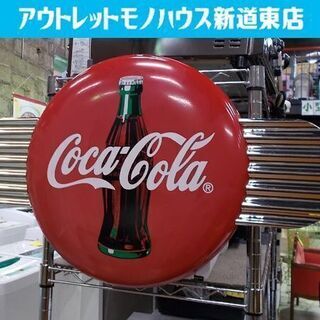 コカコーラ看板　羽付 コカコーラ サインボタン 幅75cm 羽根付き 看板 丸看板 壁掛け