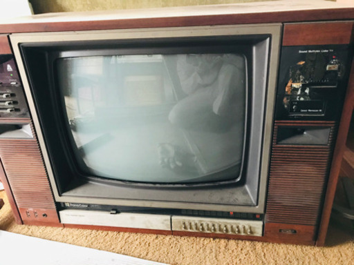 アンティーク Pana Color TH20-B1(N) ブラウン管テレビ