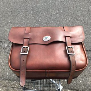 ①ハーレー 他汎用 本革サドルバッグ 大型 武蔵屋遥館オリジナル