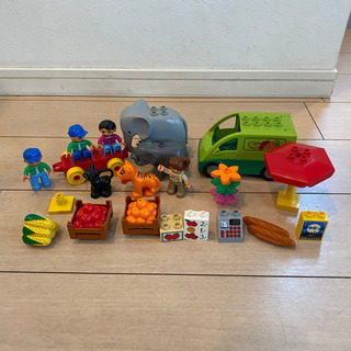 プレート追加お値段そのまま！デュプロ　色々　ぞうさんのバケツの中身、マーケット5683の画像