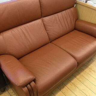 2人掛けｿﾌｧｰ ﾌﾞﾗｳﾝ 【ﾄﾚﾌｧｸ桶川店】