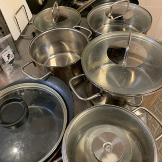 【0円】大小お鍋セット　