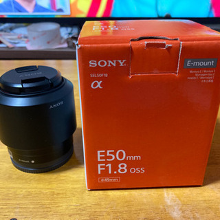 美品 ソニー単焦点レンズ SEL50F18