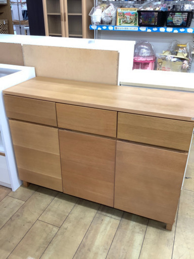 当店人気のブランド【無印良品】入荷いたしました‼︎オーク材キャビネット　ナチュラル