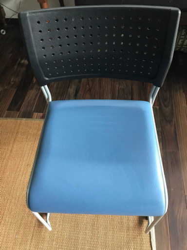 オフィス/教室　スタックチェア　8脚セット