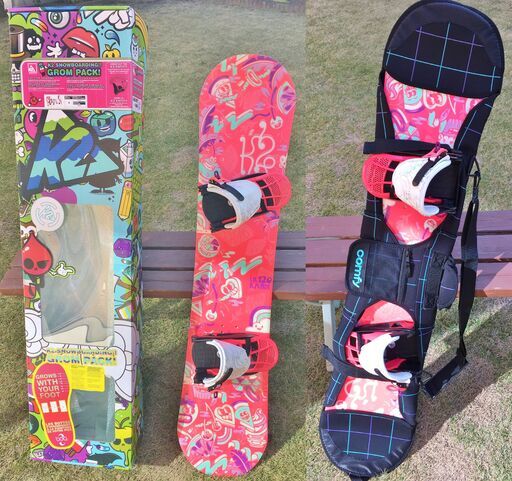 ★取引完了★小学生スノーボード用品フルセット（K2 GIRLS GROM PACKAGE他）