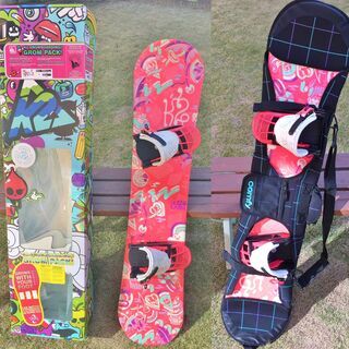 ★取引完了★小学生スノーボード用品フルセット（K2 GIRLS GROM PACKAGE他）