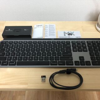 MX KEYS for Mac 充電式 US配列 bluetooth Unifying iPad 無線 ワイヤレスキーボード