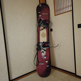  スノーボード・ ビンディング、スノーボードカバー　セット　143cm
