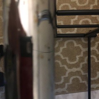 パイプハンガー★2段★高さ調節★移動キャスター付きの画像