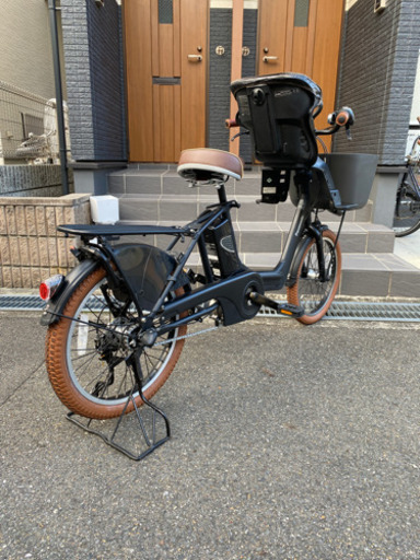 ご購入に感謝❣️満足度120%❣️子供乗せ自転車　ブラウンコーデ♪