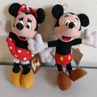 アンティークドール　ミッキー&ミニー