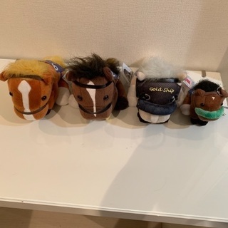 競馬 ぬいぐるみ大3、小1 