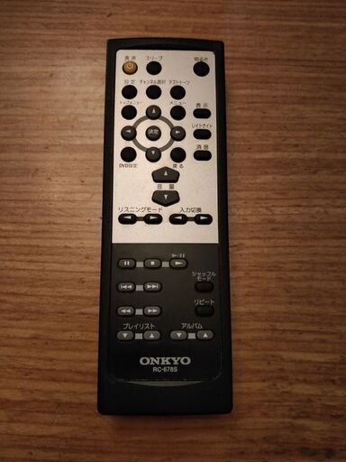 ONKYO リモコン　RC-678S