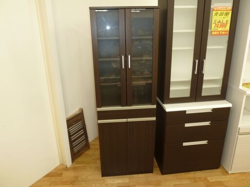 お買い得☆k77☆ニトリ☆食器棚☆幅600☆近隣配達、設置可能