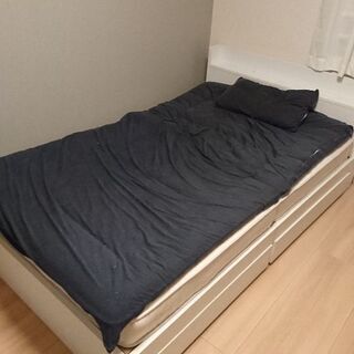 セミダブル キャスター付収納