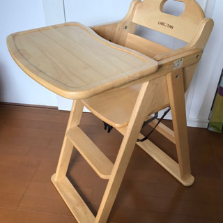 KATOJI 木製ベビーチェア LARTANハイチェア