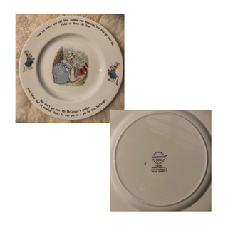 【未使用品】ウェッジウッド Wedgwood　 ピーターラビット 旧刻印の画像