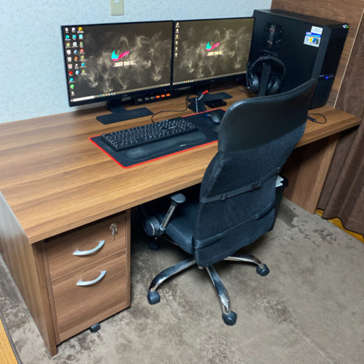 【値下げしました！】ゲーミングPC フルセット　デュアルモニター