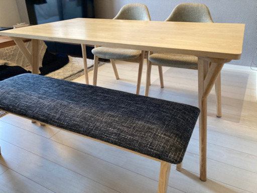 ダイニングテーブル チェア ベンチ セット 北欧