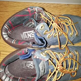 VANS　バンス　ミドルカット　ブーツ　 スニーカー　ファスナー　US8の画像