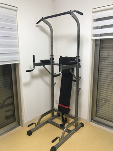 筋トレ　チンニング　ベンチ付き 決まりました