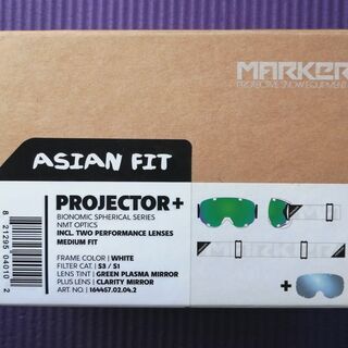 【新品未使用】MARKER(マーカー) ゴーグル スペアレンズ付きの画像