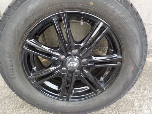 195/65R15 2017年製スタッドレスタイヤ ＋ ホイール × 4本セット