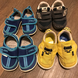 IFME/ドクターイエロー/new balance1歳前〜2歳用4足