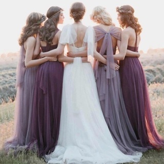 ブライズメイド パーティー ロングドレスの画像