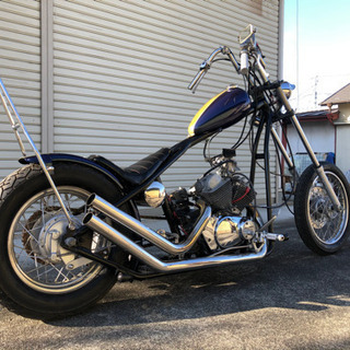 車検不用のアメリカン❗️ ビラーゴ250 フルカスタム　リジットの画像