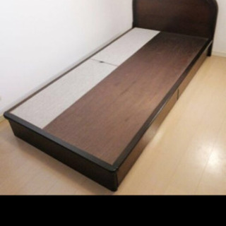 シングルベッド　マットレス付き