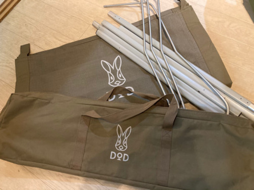 DOD コットやイスカ シュラフなどのキャンプギア寝具4点セット