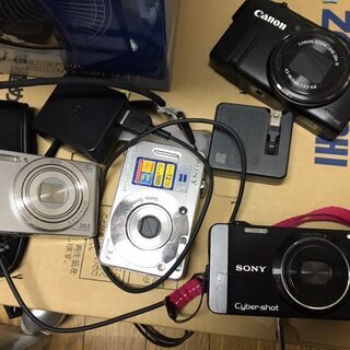 レトロ アンティーク コレクション 撮影機器 カメラ canon eosなど まとめ売り 7点セット　中古品の画像