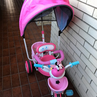 ミニーちゃん三輪車🌷